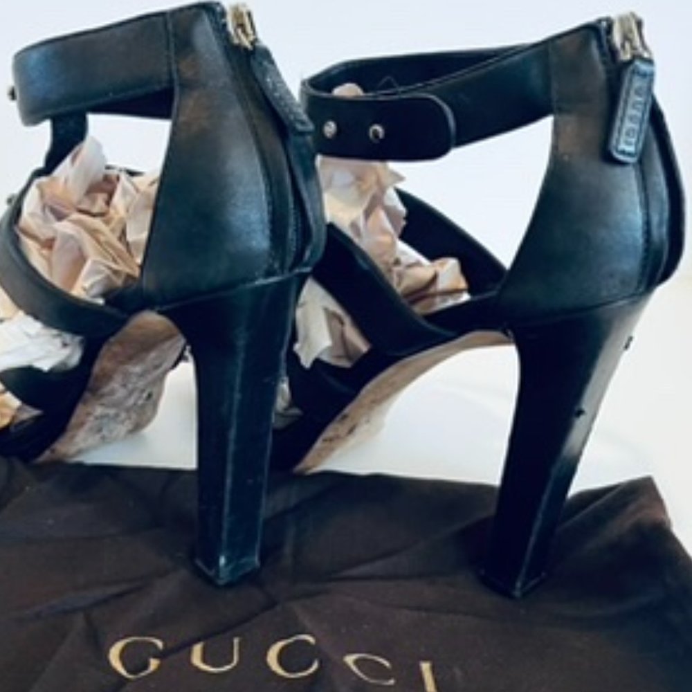Vintage Gucci Heels Sz 39 - Picture 6 of 13